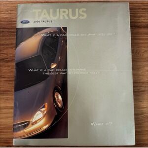 2000 Ford Taurus Sales Brochure‎ LX SE SES SEL Trim Specs Vintage Original 00s